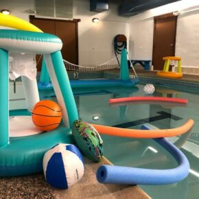 Pool games are ready and waiting! Get the family down to the Mill and let's have some fun! 🏀🤿🌊 #WaterGames #PoolTime #AsItShouldBe