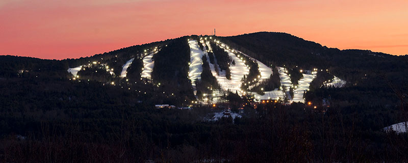 Pats Peak at night